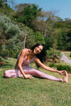 MAUVE LYCRA LEGGINGS