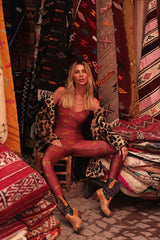 MACACÃO U LYCRA JAGUAR TERRACOTTA