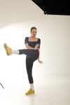 Princess Black Lycra Jumpsuit