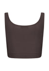 Top Cropped Lycra Coffee