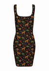 VESTIDO CURTO SHINY SELVA MÍSTICA