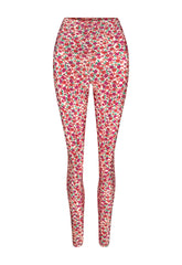 LEGGING SHINY FLOWERS OFF WHITE