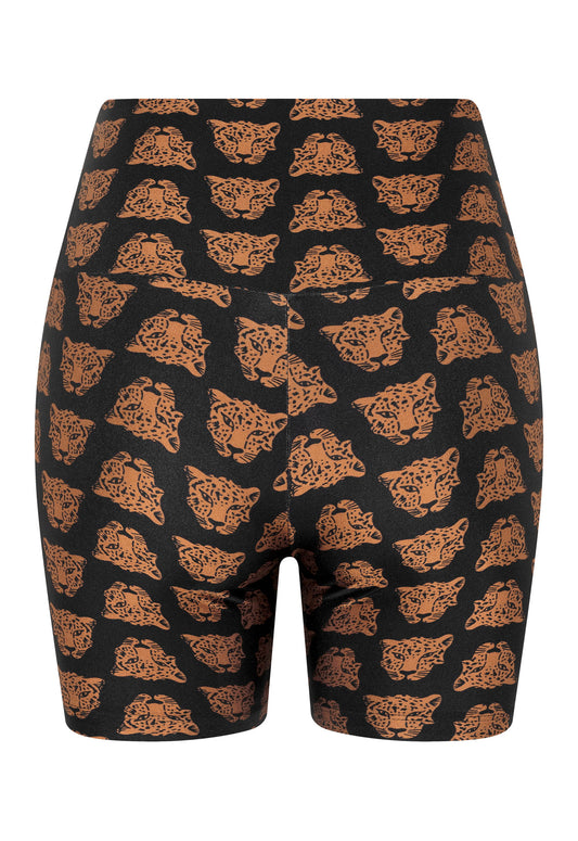 SHORTS CURTO SHINY PODER DA SELVA BLACK