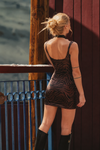 VESTIDO CURTO SHINY FENDI SAVANA
