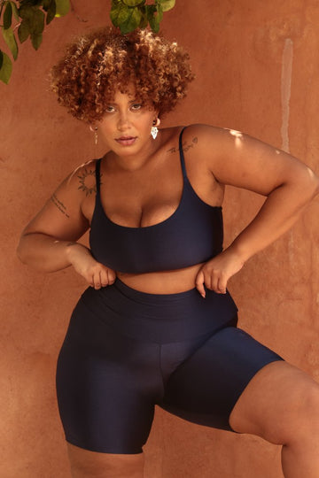 Shorts Lycra Marinho