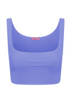Top Cropped Lycra Lavanda