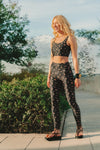 TOP CROPPED SHINY BRUXONA NOIR
