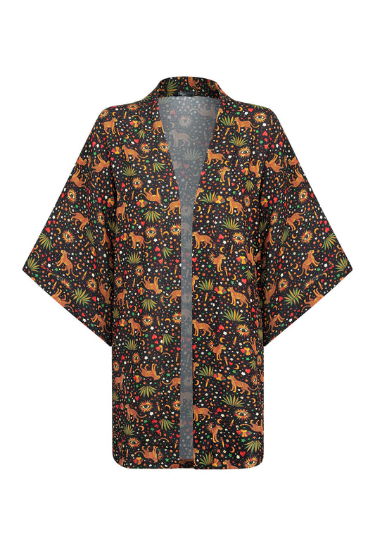 KIMONO VISCOSE SELVA MÍSTICA