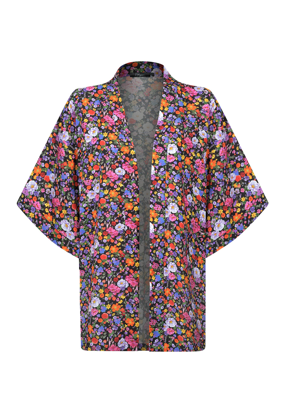KIMONO VISCOSE MIDNIGHT GARDEN