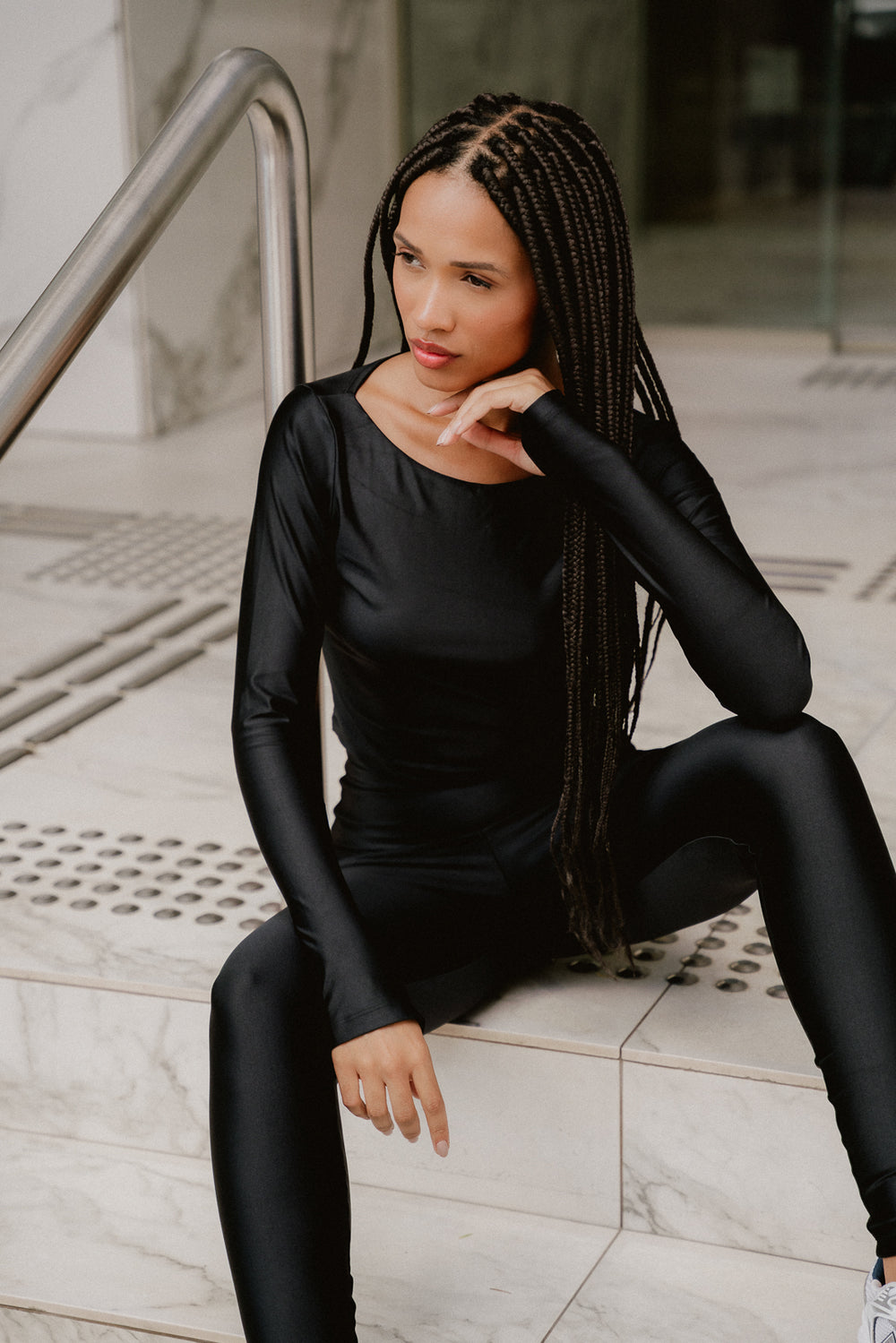 LEGGING SHINY BLACK