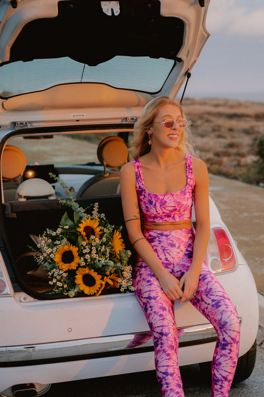 LEGGING SHINY TIE DYE ALGODÃO DOCE