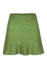 SAIA SHORTS SHINY LEOPARD GOLD
