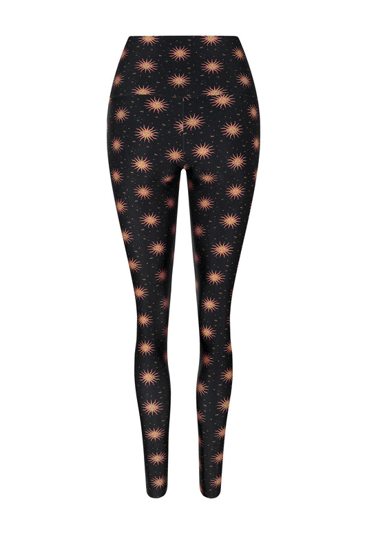 LEGGING SHINY SOLARIS BLACK