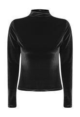 Blusa Cacharrel Veludo Black