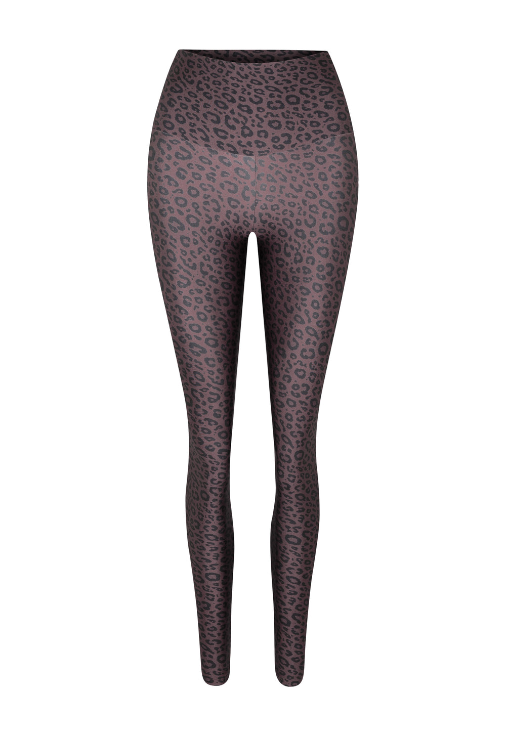 LEGGING SHINY LEOPARD COFFEE
