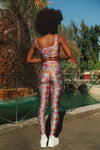 LEGGING SHINY BLUSH GARDEN