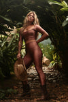 Top Cropped Lycra Princess Bronze
