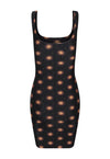 VESTIDO CURTO SHINY SOLARIS BLACK