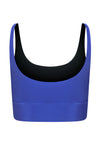 Top Cropped Lycra Power Indigo