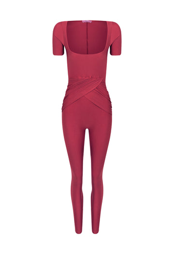 Macacão Lycra Carmin New Princess