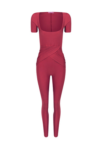Macacão Lycra Carmin New Princess