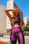 Legging Lycra Ameixa