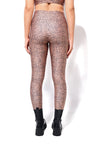 Legging Lycra Cheetah Bege