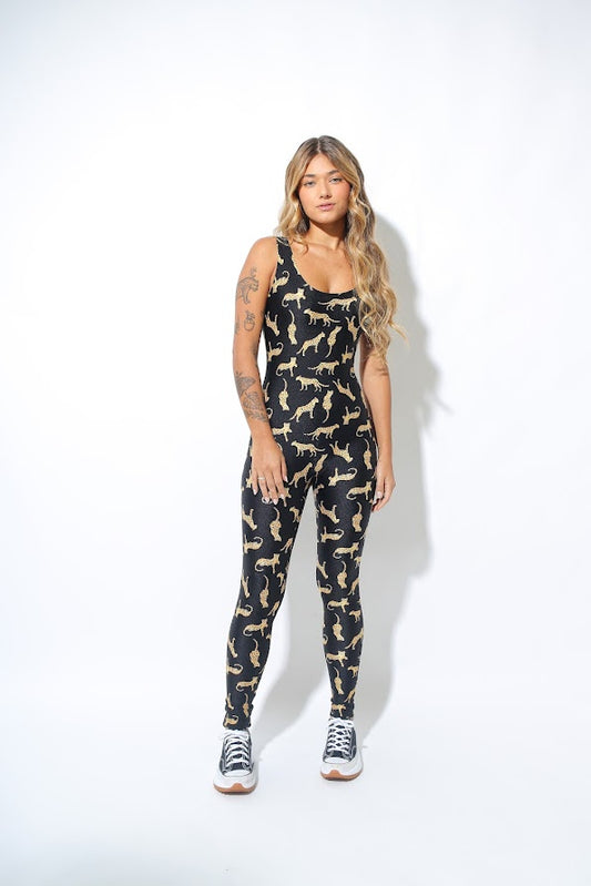 Macacão Lycra Felina Black