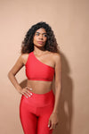 Top Lycra 1 Ombro Só Beijo
